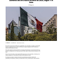 El mercado transaccional de M�xico registra un aumento del 91% hasta octubre de 2025, seg�n TTR Data